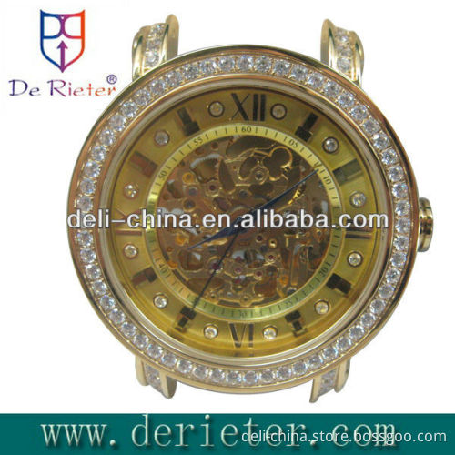 Stainless Steel Automatic Watches Men with Diamond